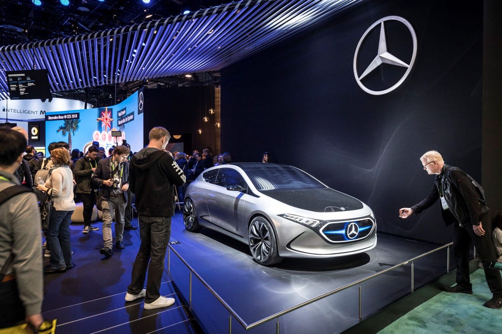 Mercedes-Benz auf der Consumer Electronics Show (CES, 2018) in Las Vegas
